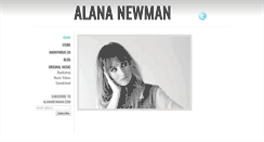 Desktop Screenshot of alananewman.com
